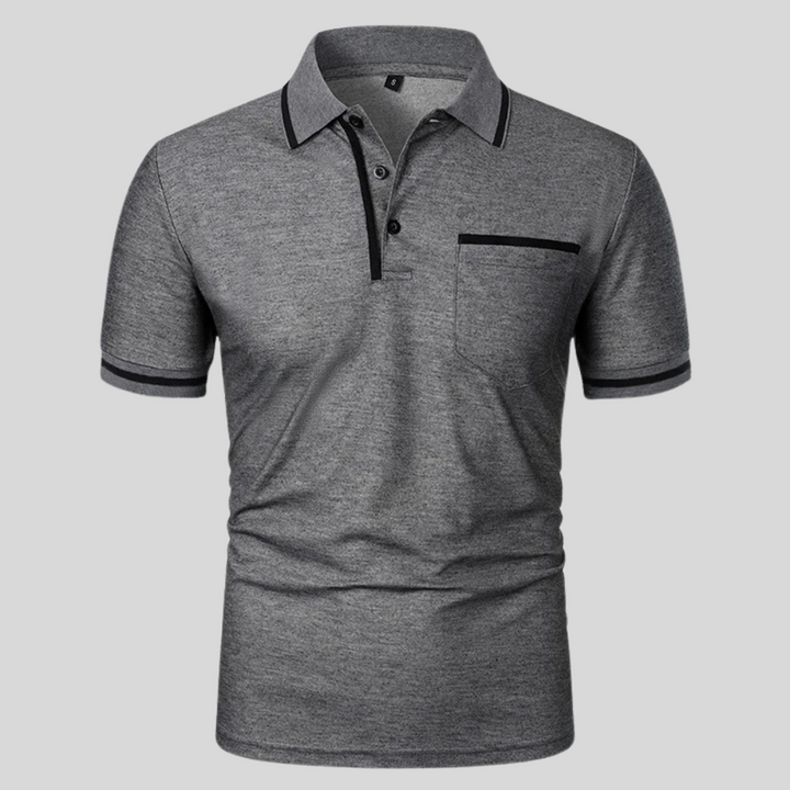 Adam | Men's Classic Short Sleeve Polo Shirt