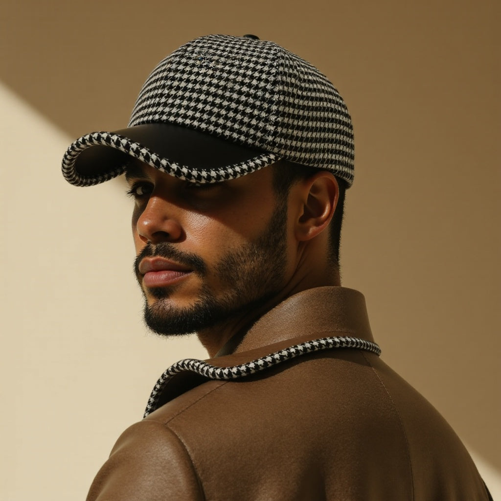 Men's Stylish Leather Cap
