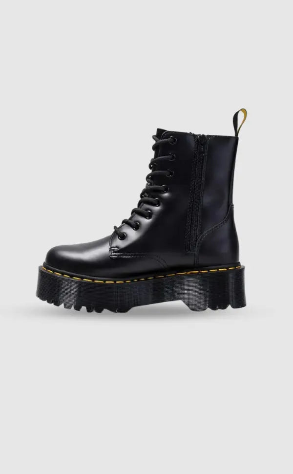 Rebellina | Women's Leather Platform Boots – Stylish Urban Comfort-Omni Prime Goods
