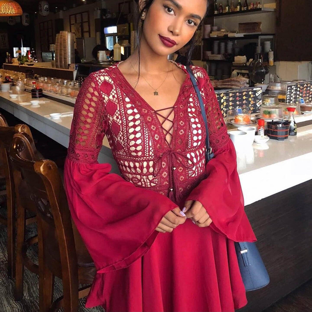 Maddie | Women's Stylish Autumn Mini Dress