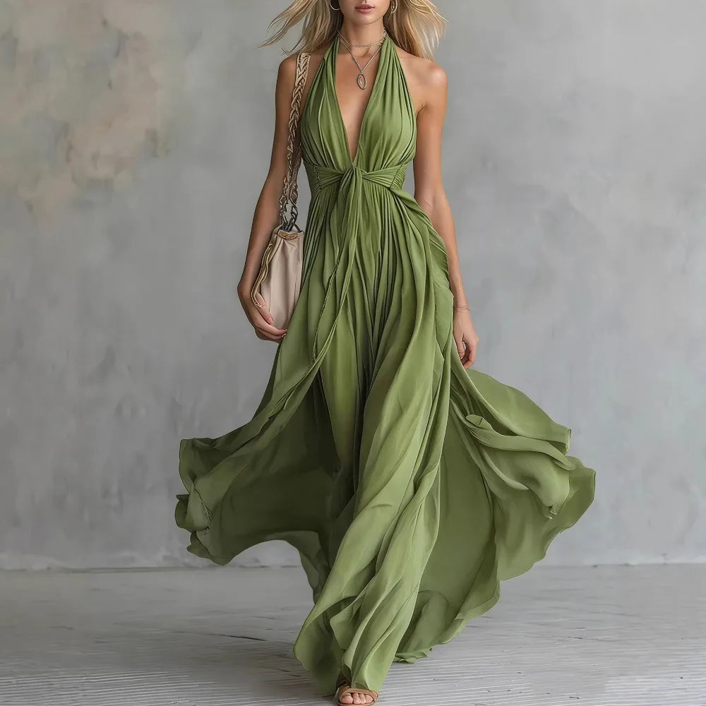 Roselyn | Women's Flowy Evening Dress-Omni Prime Goods