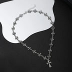Elegant Cross Pendant Necklace-Omni Prime Goods