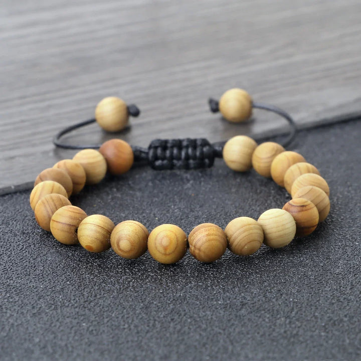 Sandalwood Aromatherapy Bracelet for Relaxation and Balance