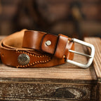 Premium Cowhide Leather Belt-Omni Prime Goods