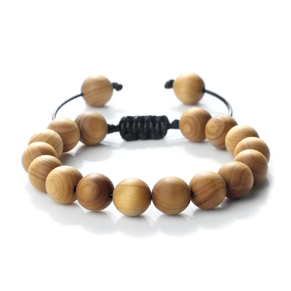 Sandalwood Aromatherapy Bracelet for Relaxation and Balance