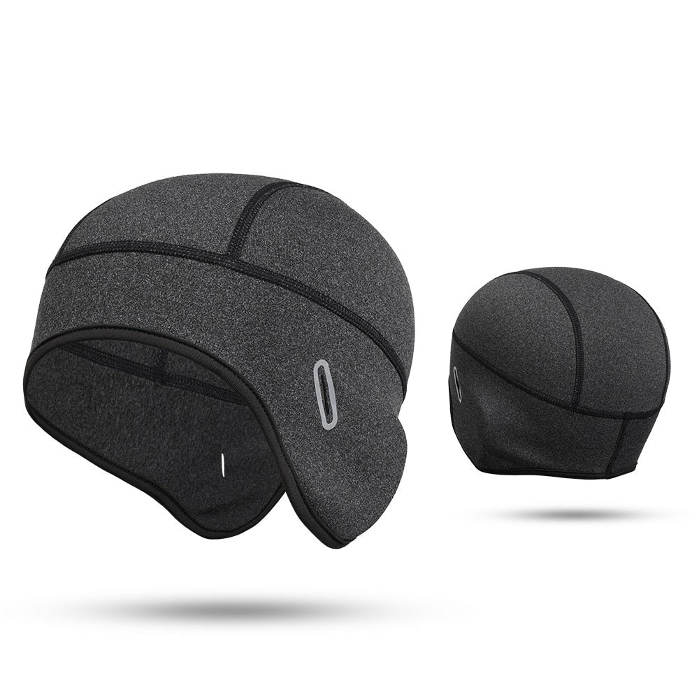 Men's Elastic Fabric Winter Cap for Helmet Use