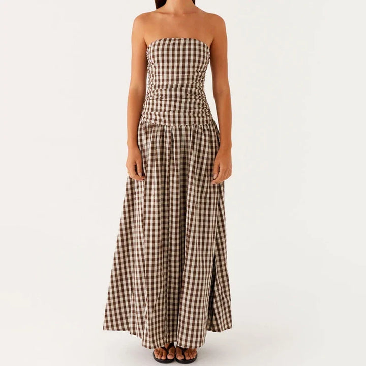 Women's Strapless Evening Dress