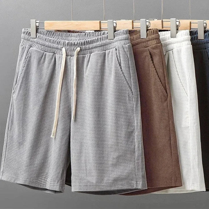 Men's Waffle Knit Casual Shorts