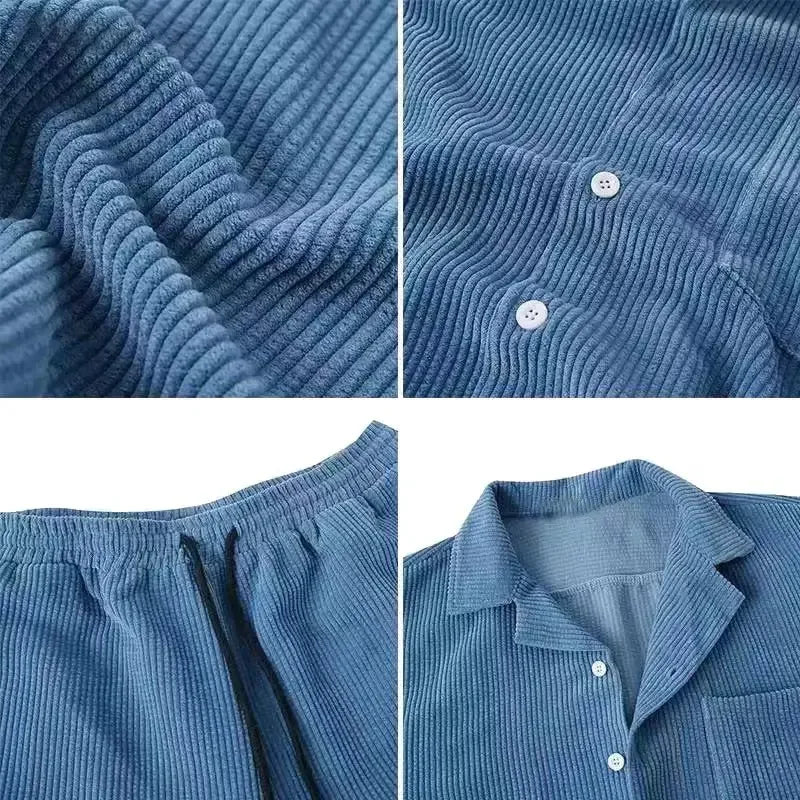 Men's Corduroy Lounge Set