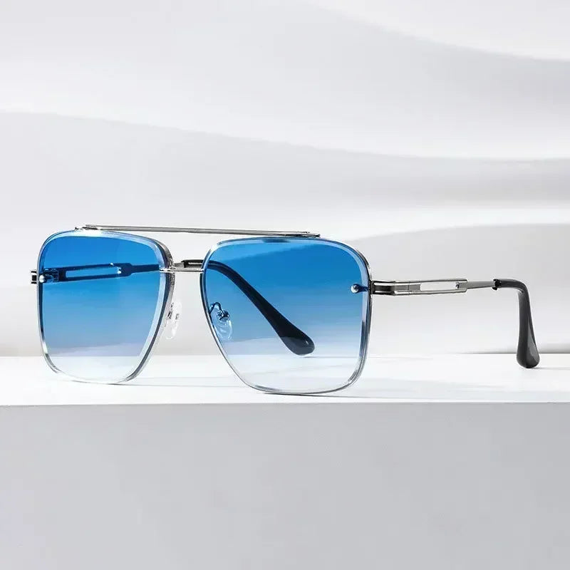 Men's Square Aviator Style Stylish Sunglasses