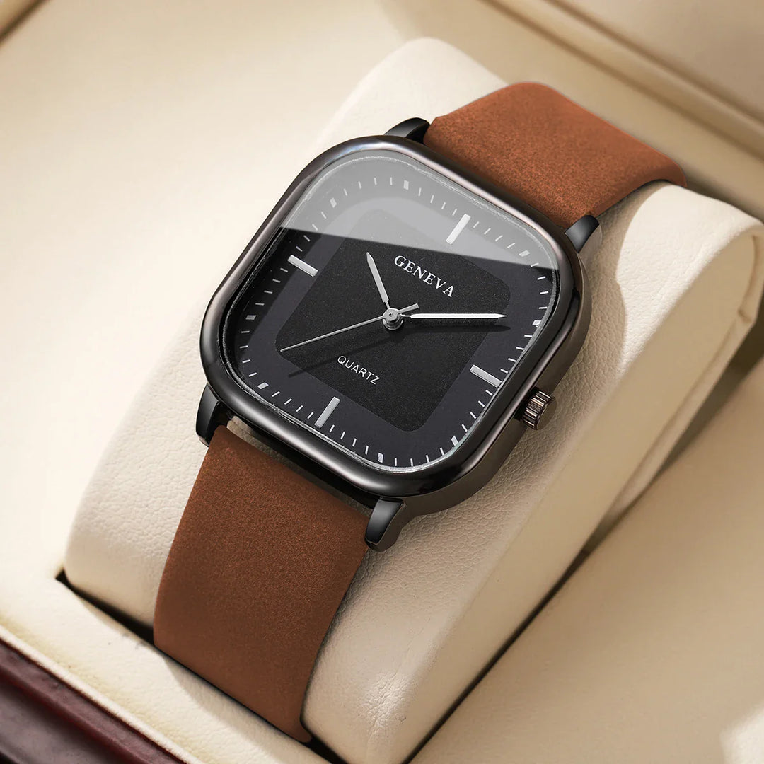 Elegant Square Dial Watch for Timeless Style