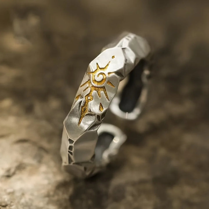 Forged Solar Ring for Unique Style and Durability