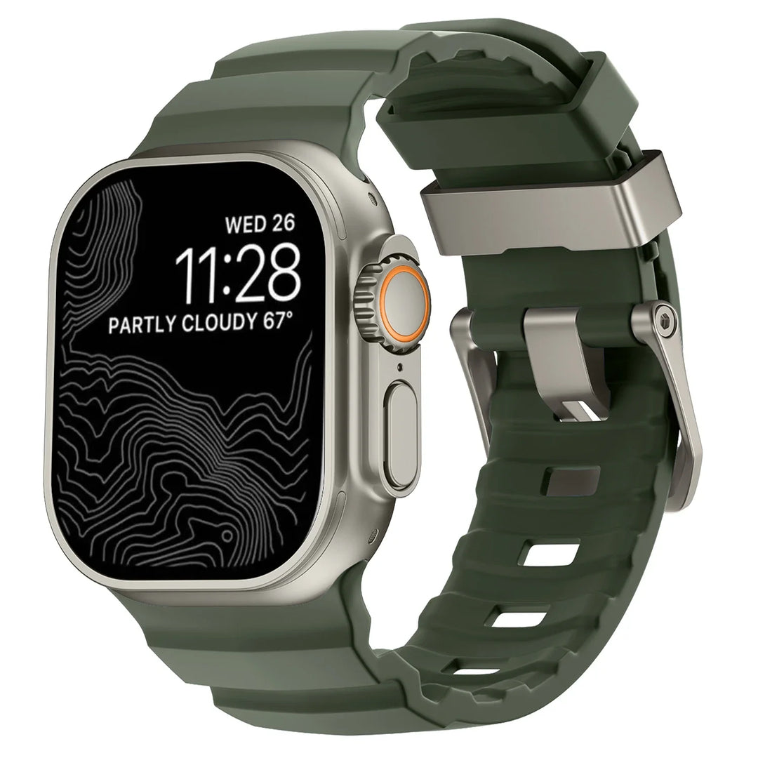 Stylish Black Smartwatch Band for Apple Devices