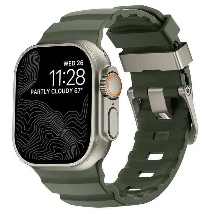 Stylish Black Smartwatch Band for Apple Devices