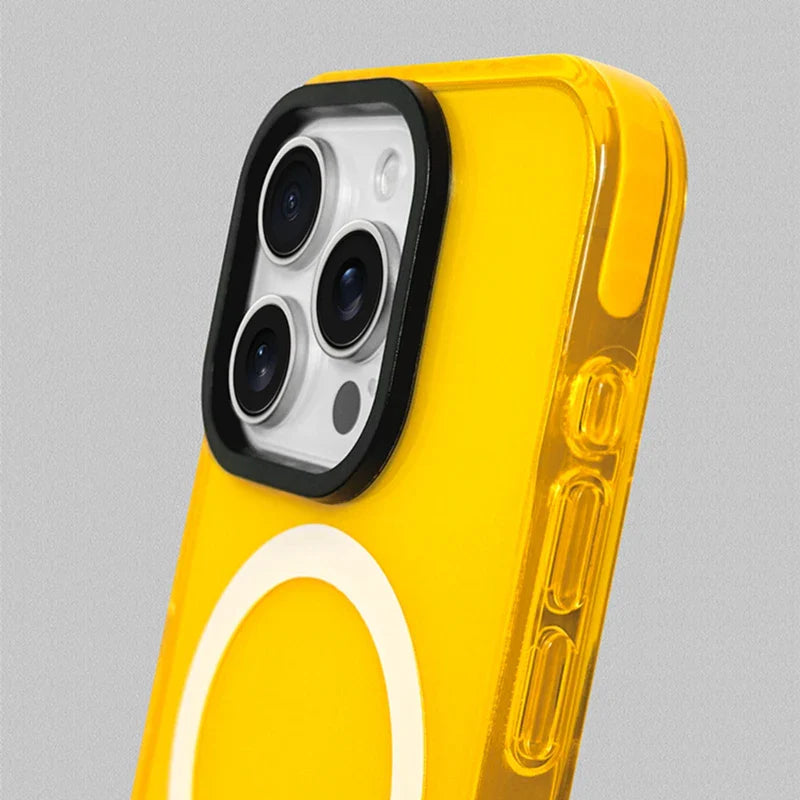 Vibrant Neon Edge Phone Case for iPhone