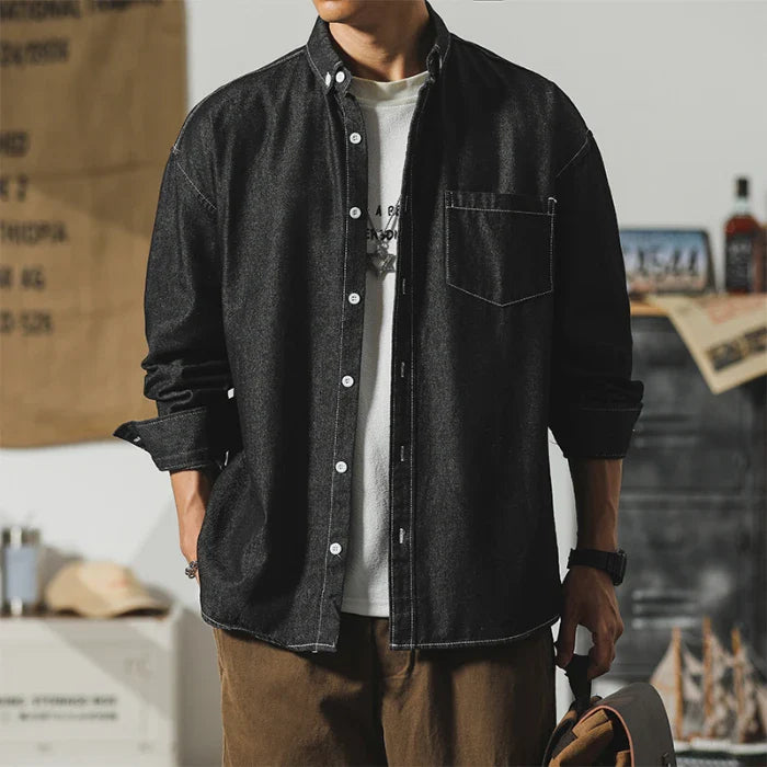 Men's Casual Denim Shirt