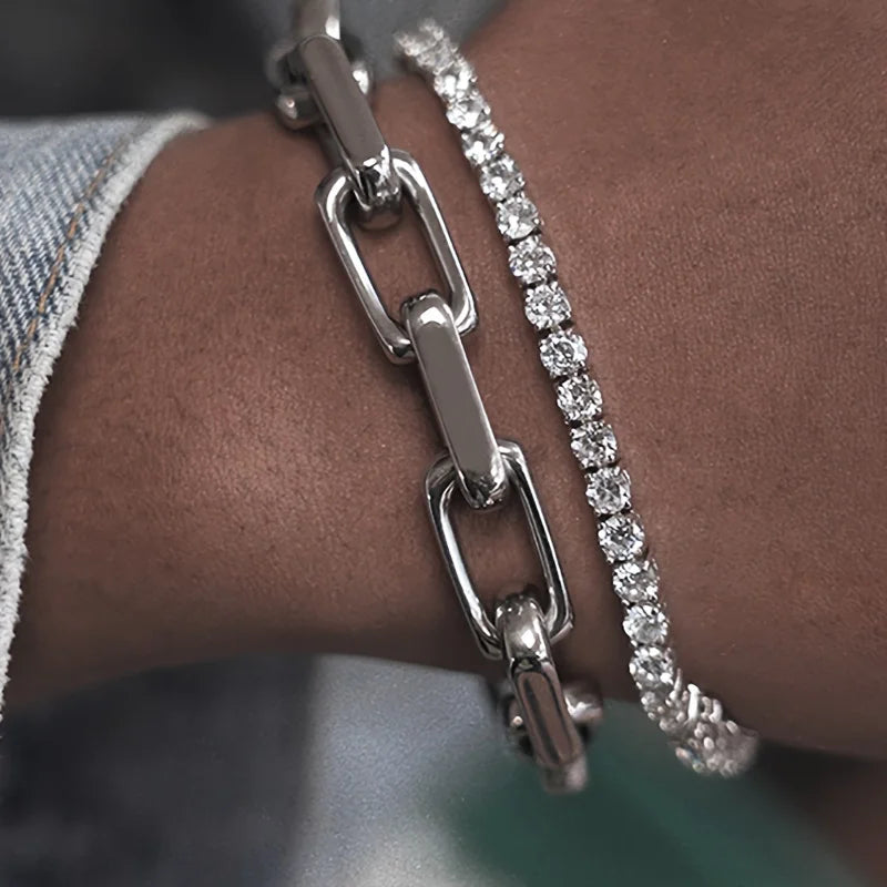 Chainlink Bracelet for Elegant Style and Versatile Fashion