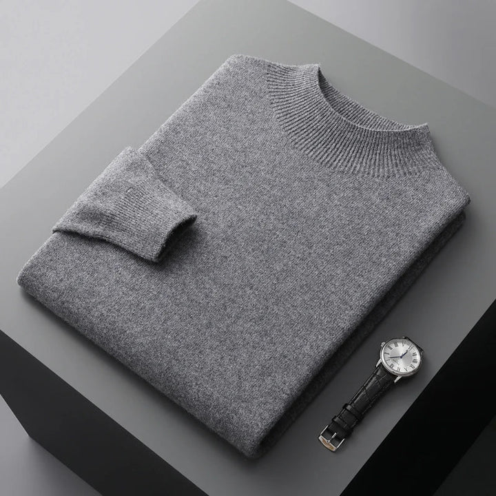 Men's Classic Long Sleeve Crew Neck Sweater