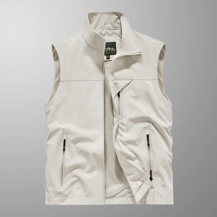 Men's Lightweight Waterproof Sleeveless Vest - Versatile Design