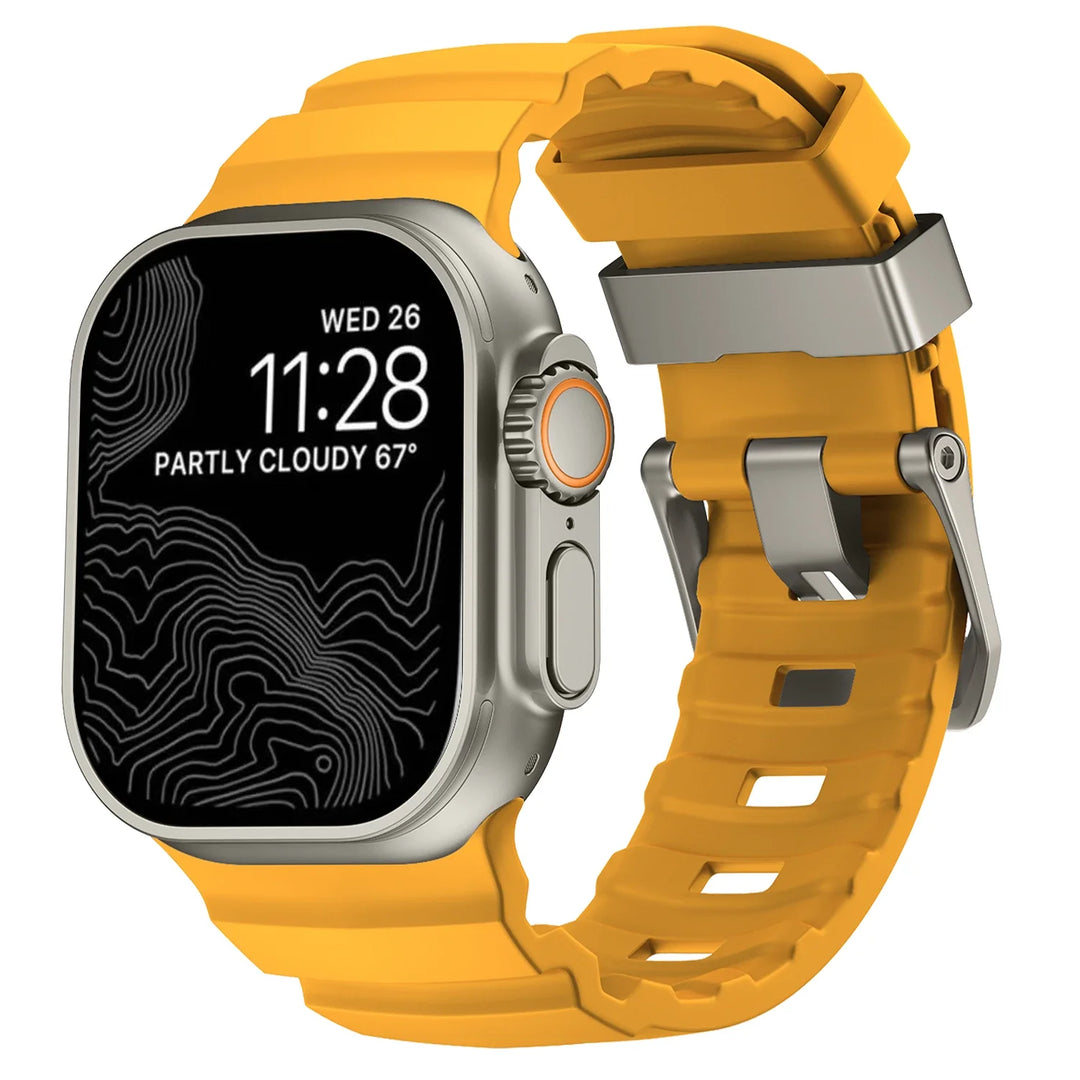Stylish Black Smartwatch Band for Apple Devices