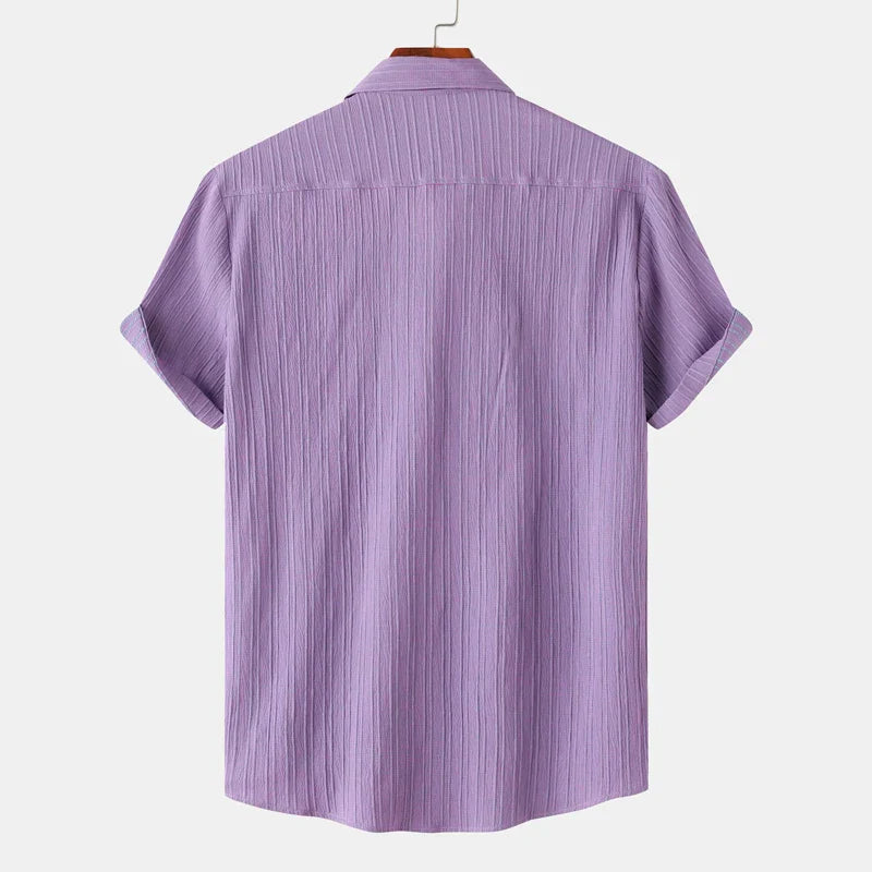 Men's Coastal Linen Button-Up Shirt