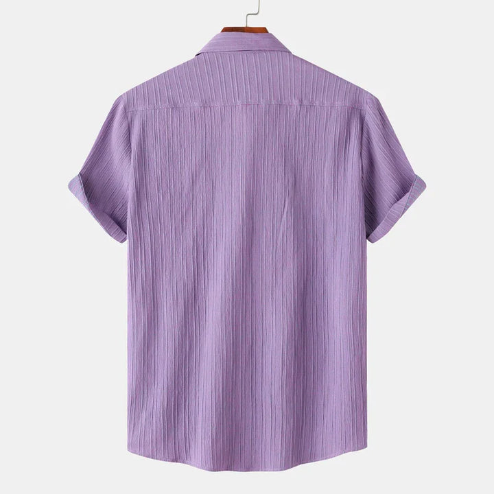 Men's Coastal Linen Button-Up Shirt