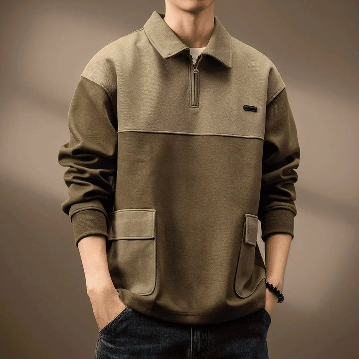 Men's Long-Sleeve Polo Shirt