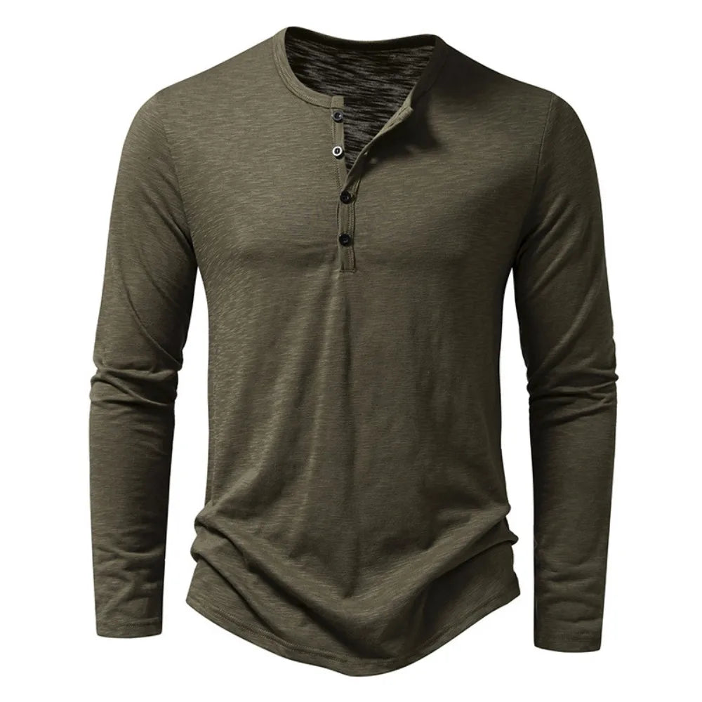 Men's Classic Henley Shirt