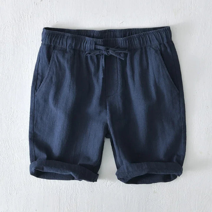 Men's Linen Blend Casual Shorts