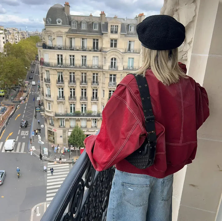 Women's Oversized Bomber Jacket