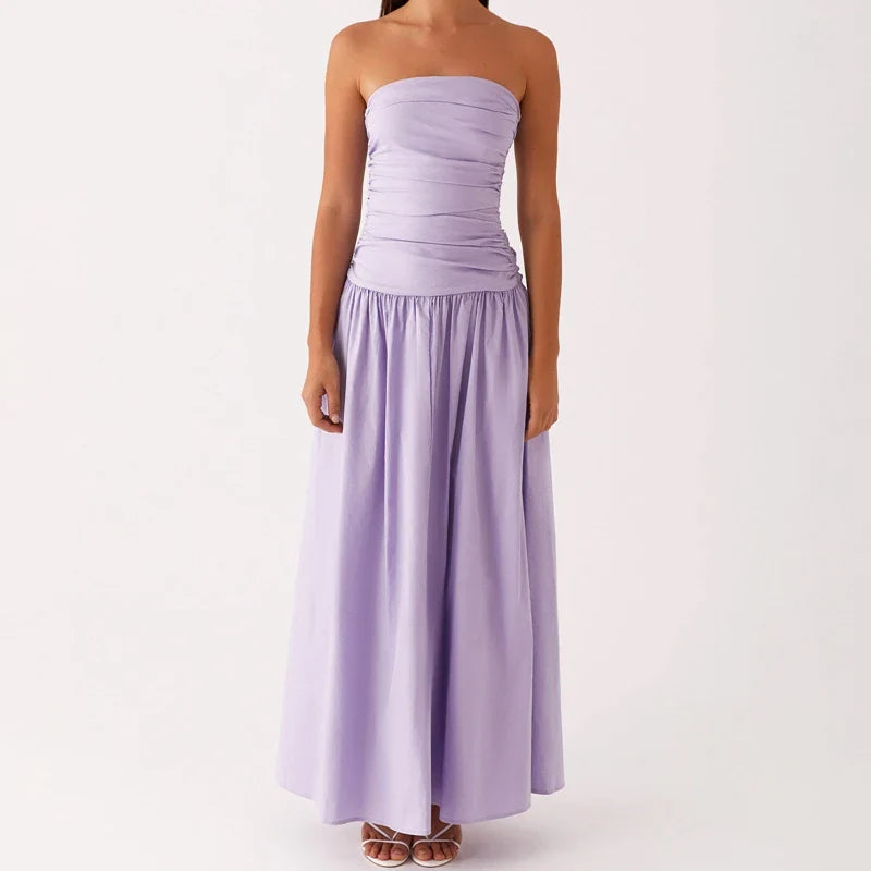 Women's Strapless Evening Dress