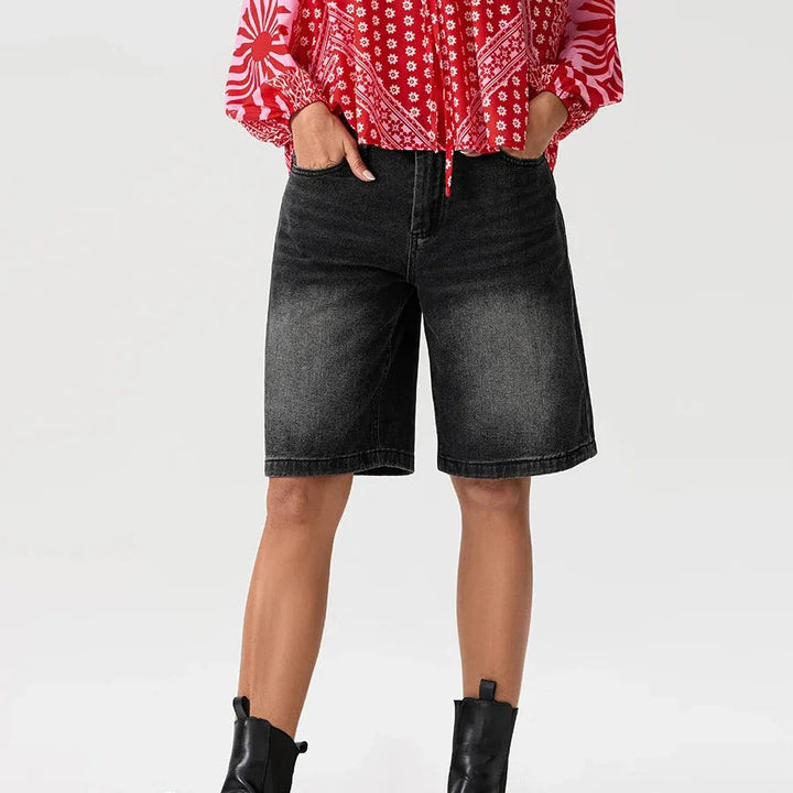 Women's 90's Style Low Rise Denim Shorts
