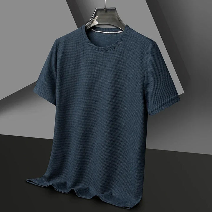 Men's Waffle Knit Casual T-Shirt