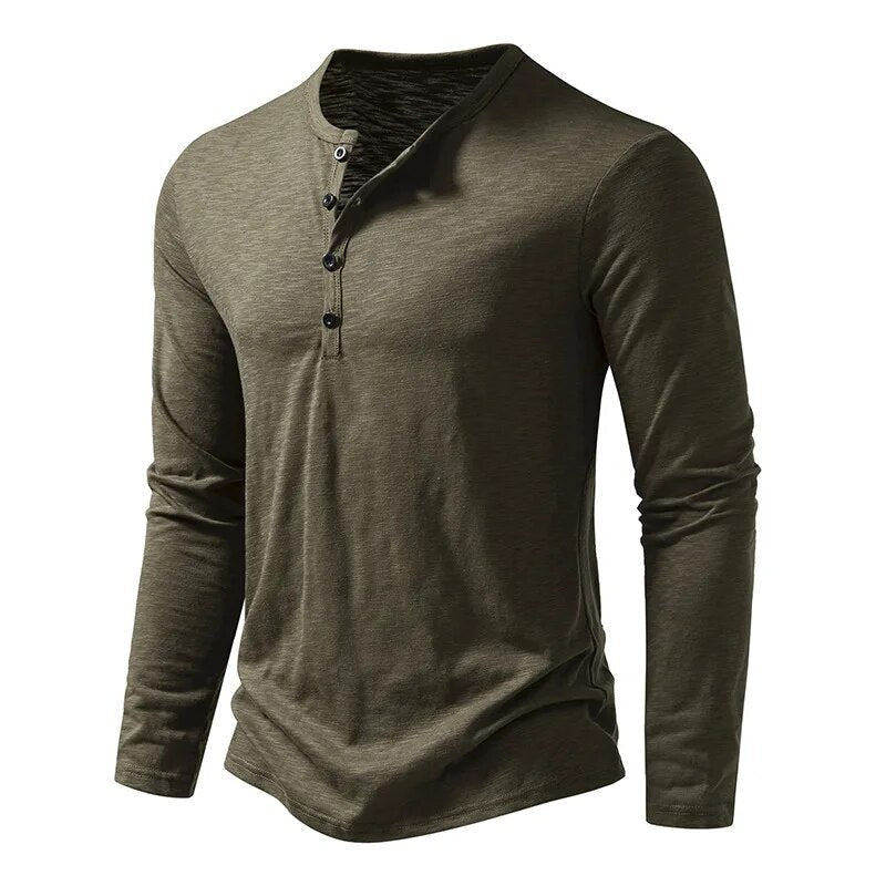 Men's Classic Henley Shirt
