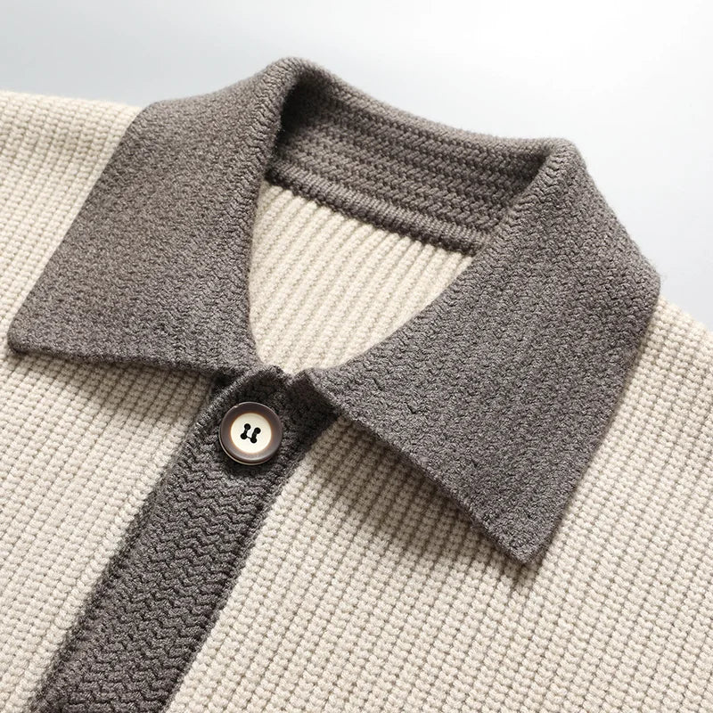 Men's Knit Cardigan Sweater