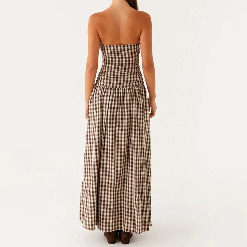 Women's Strapless Evening Dress