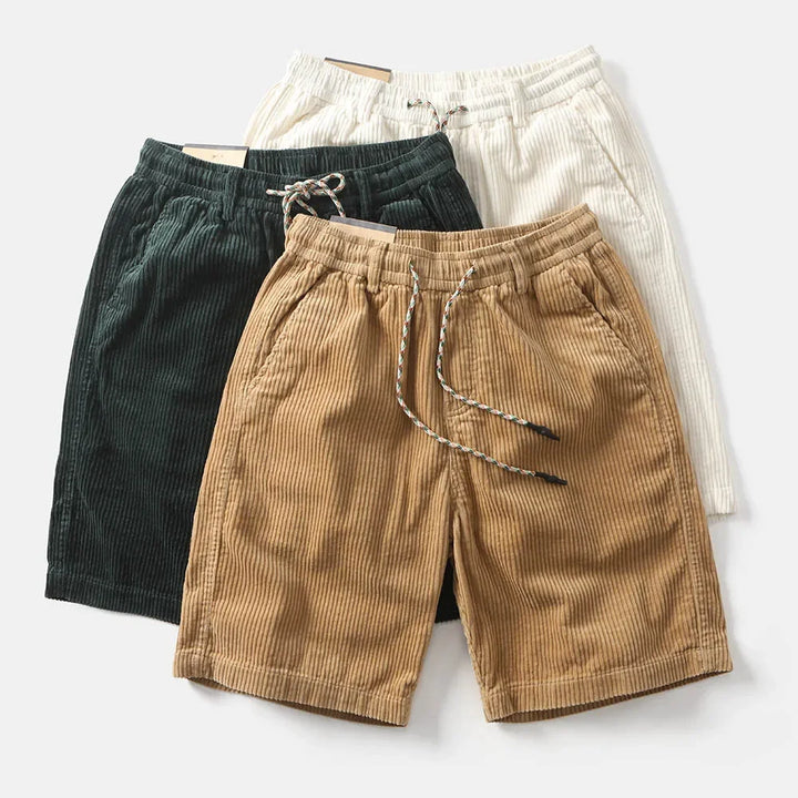 Men's Corduroy Casual Shorts