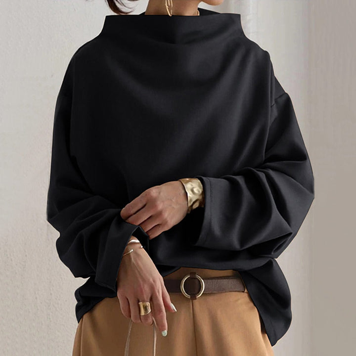 Women's High Neck Soft Knit Top