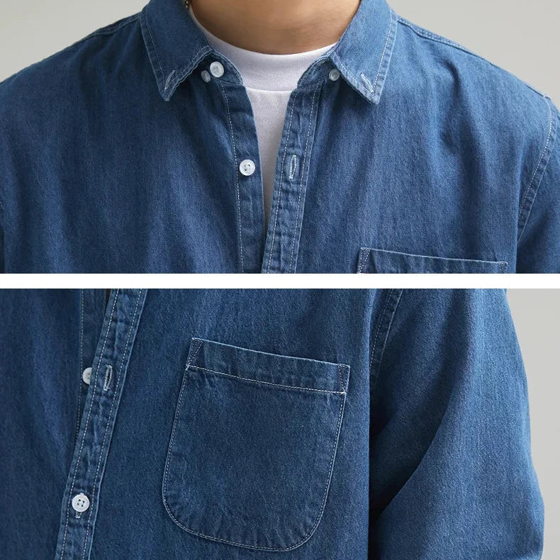 Men's Casual Denim Shirt