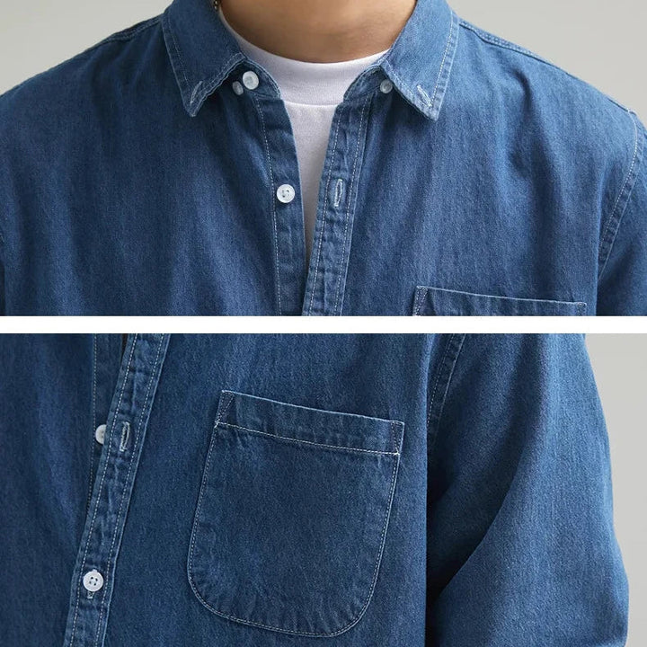 Men's Casual Denim Shirt