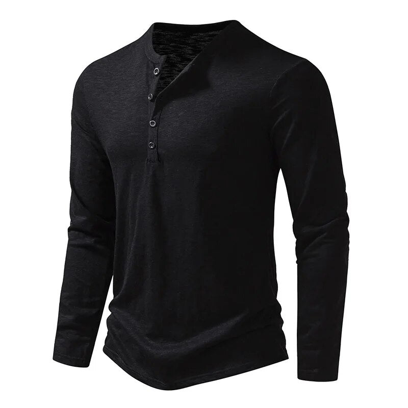 Men's Classic Henley Shirt