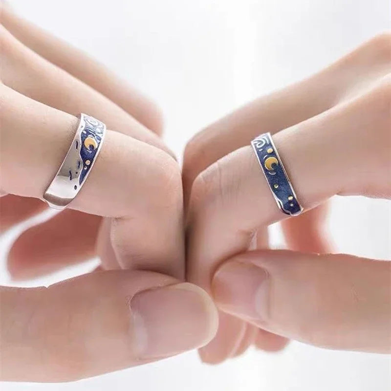 Celestial Night-Inspired Rings for Unique Style