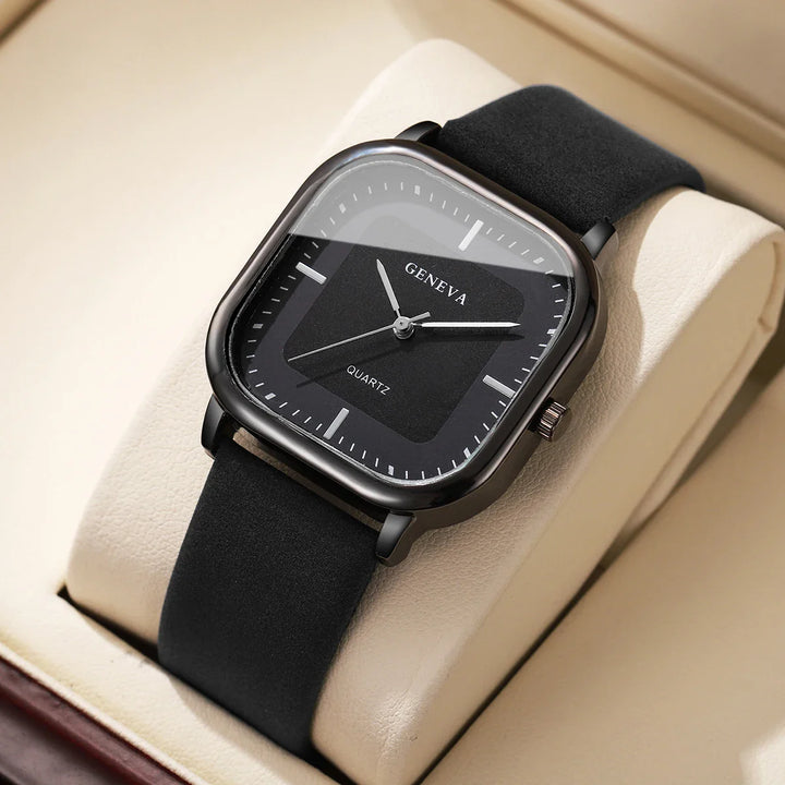 Elegant Square Dial Watch for Timeless Style
