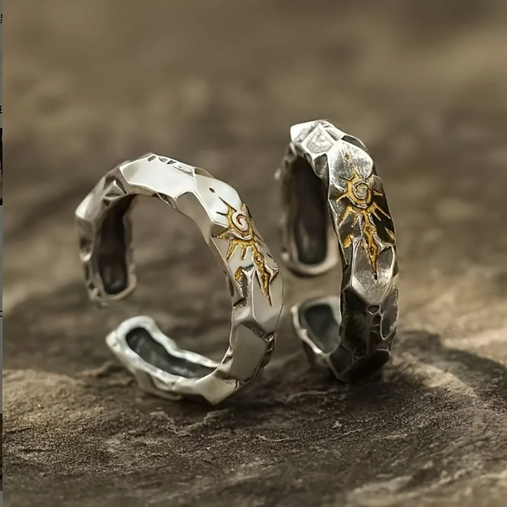 Forged Solar Ring for Unique Style and Durability
