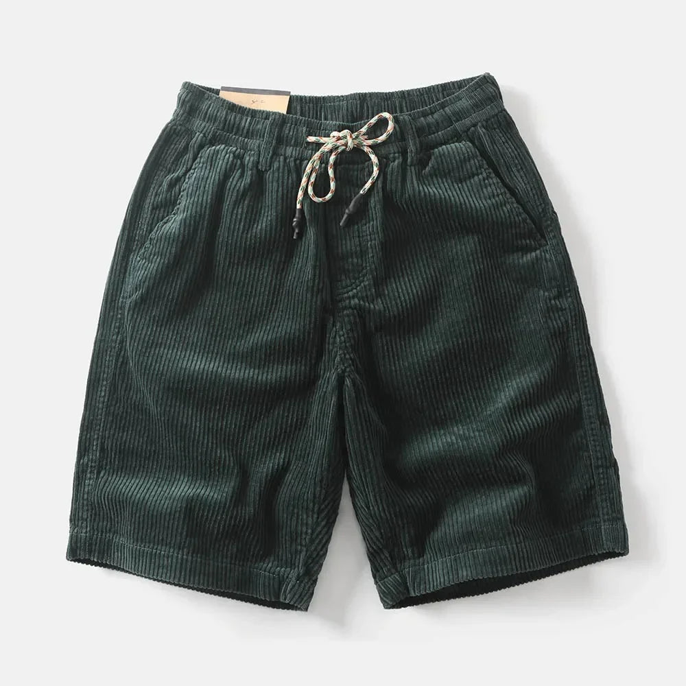 Men's Corduroy Casual Shorts
