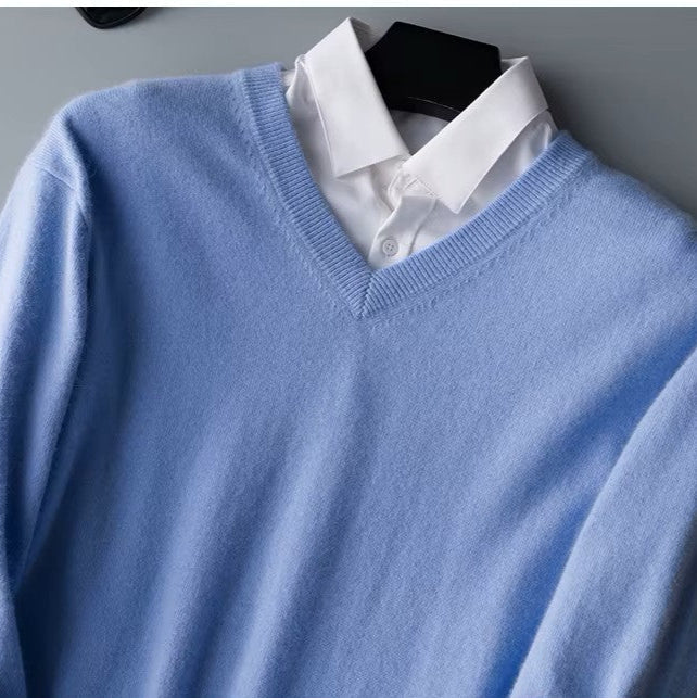 Men's V-Neck Sweater | Classic Design for Versatile Outfits
