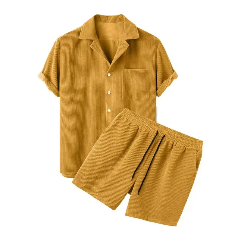 Men's Corduroy Lounge Set