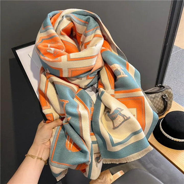 Women's Cozy Fringed Scarf