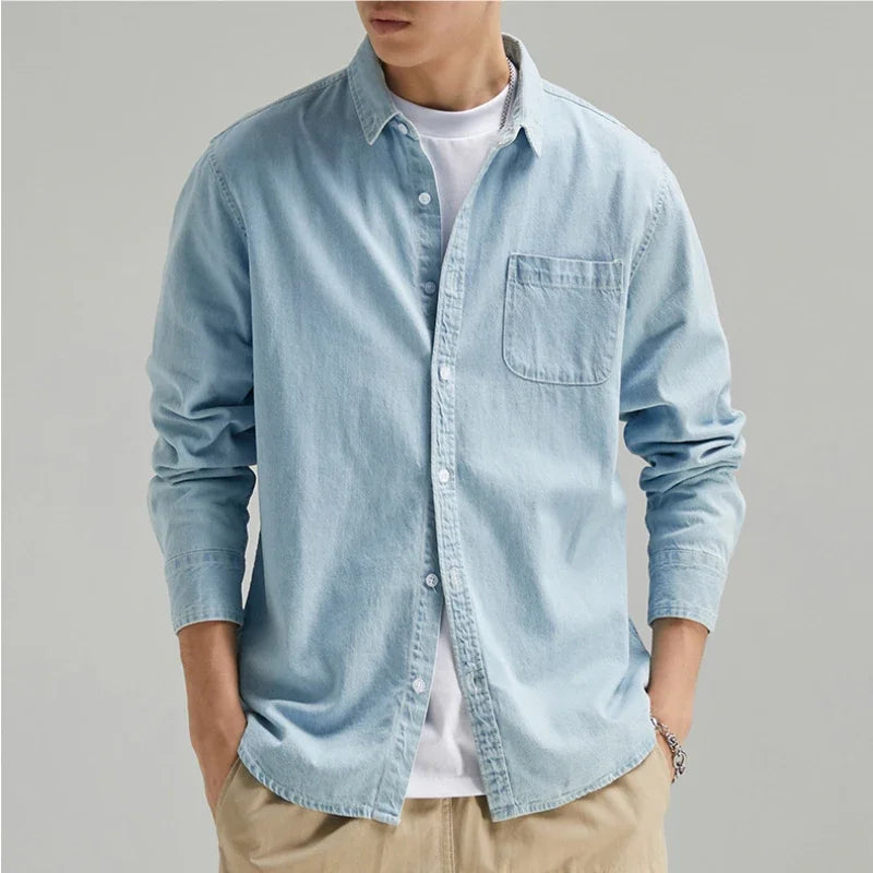 Men's Casual Denim Shirt
