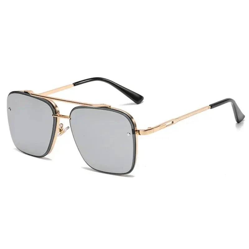Men's Square Aviator Style Stylish Sunglasses